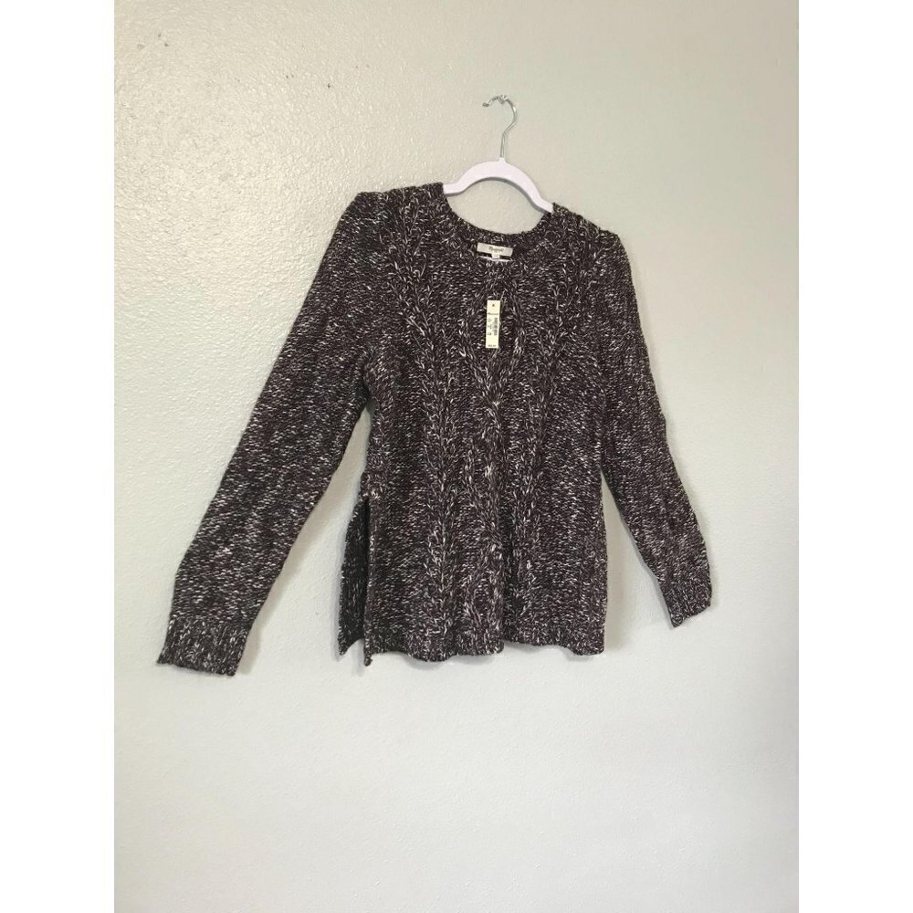 MADEWELL Marled Pullover Sweater (Style A9474) M - Picture 5 of 12